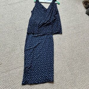 Cabi floral pattern skirt and tank